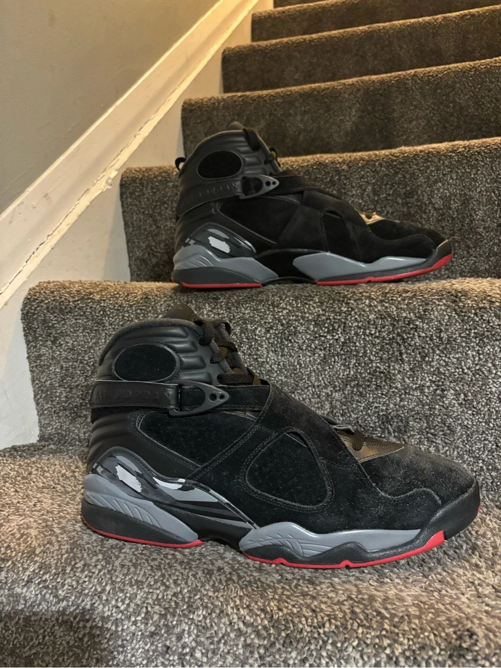 Nike Air Jordan 8 Retro Bred 2017 authentic